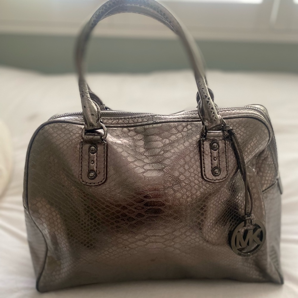 Michael Kors metallic Boston Bag